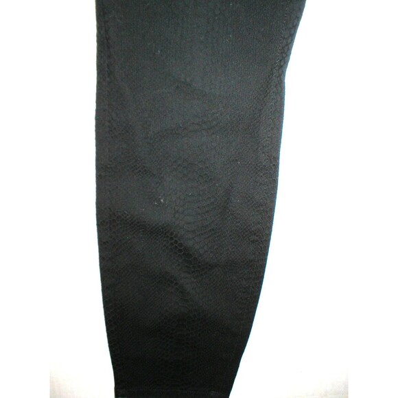 NWT New NYDJ Womens 10 Not Your Daughters Jeans USA Leggings Black Snake Skinny - Picture 3 of 7